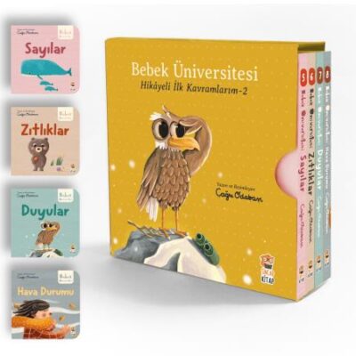 Bebek Üniversitesi 2- Hikayeli İlk Kavramlarım Set ( 4 Kitap)